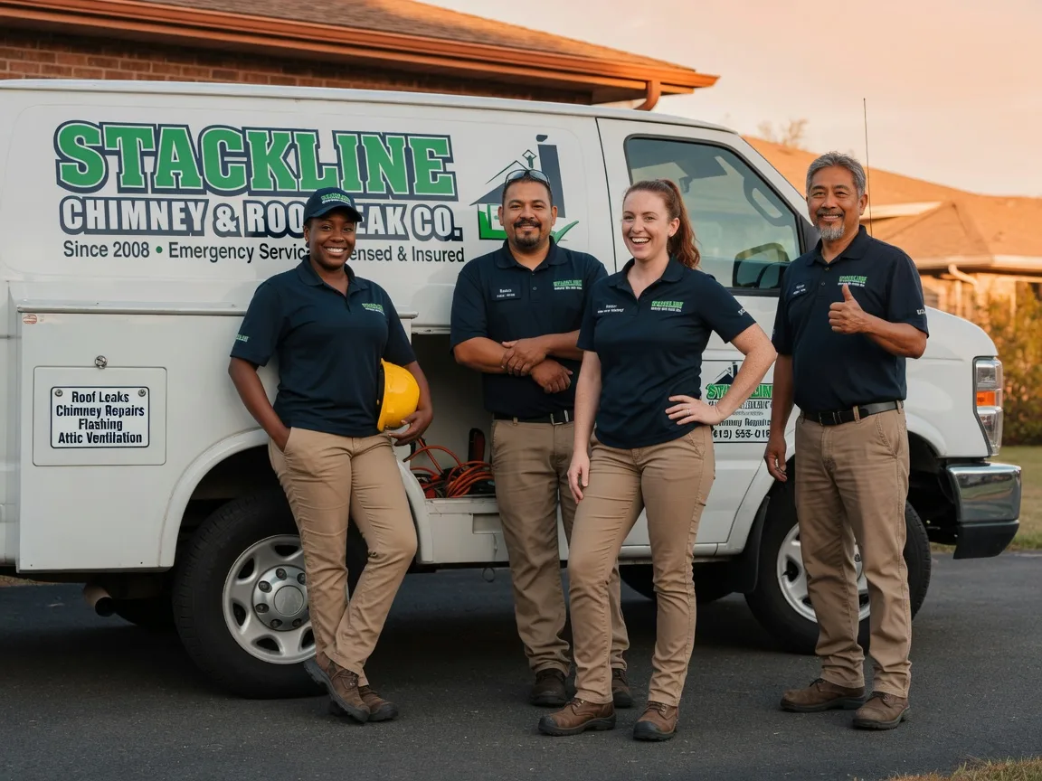 Chimney flashing repair company in Zachary, LA